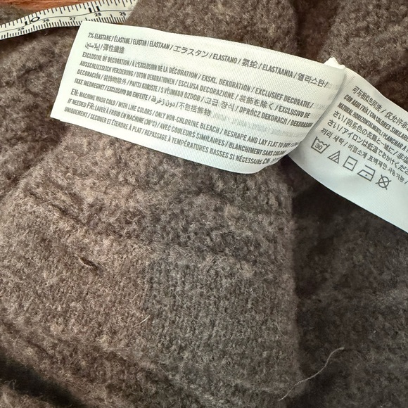 Abercrombie & Fitch Brown Cable Knit Button-Front Cardigan - Picture 5 of 6